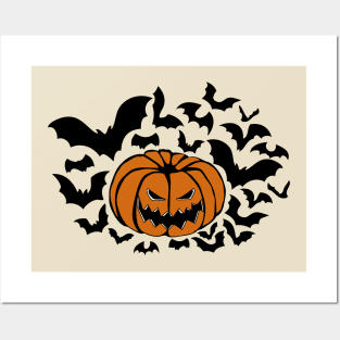 Pumpkin Bats Posters and Art